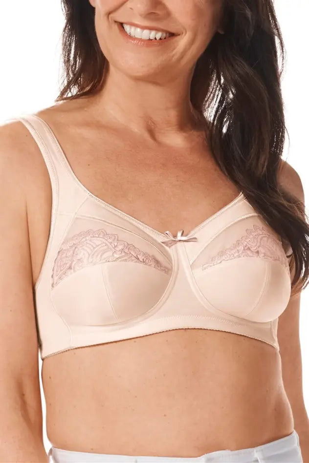 Isadora Wire-Free Bra - light rose/light mauve