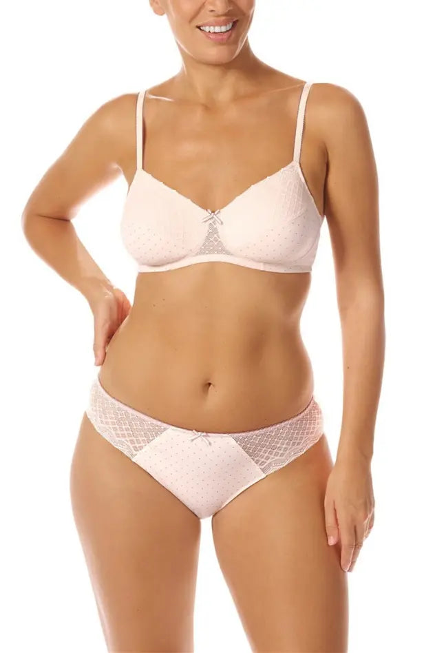 Anna Panty - light rose/dark mauve