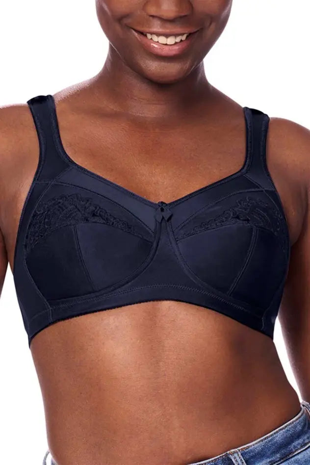 Isadora Wire-Free Bra - dark blue