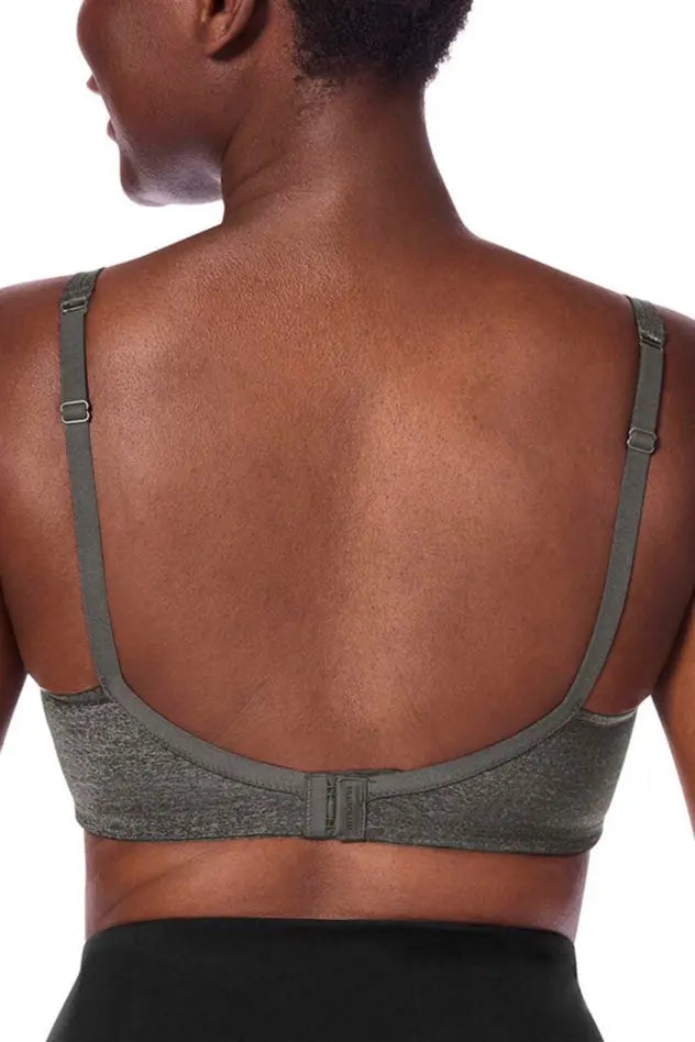 Melinda Padded Wire-Free Bra - dark grey melange