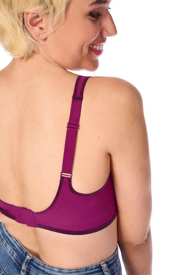 Clarissa Wire-Free Bra - magenta/multi