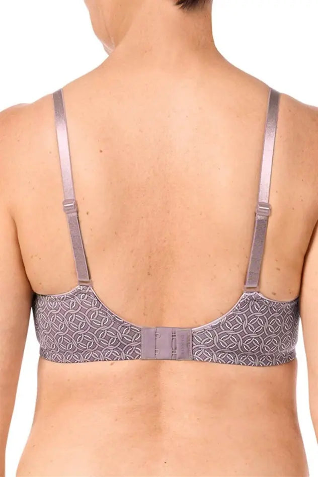 Liz Wire-Free Bra - mauve/multi