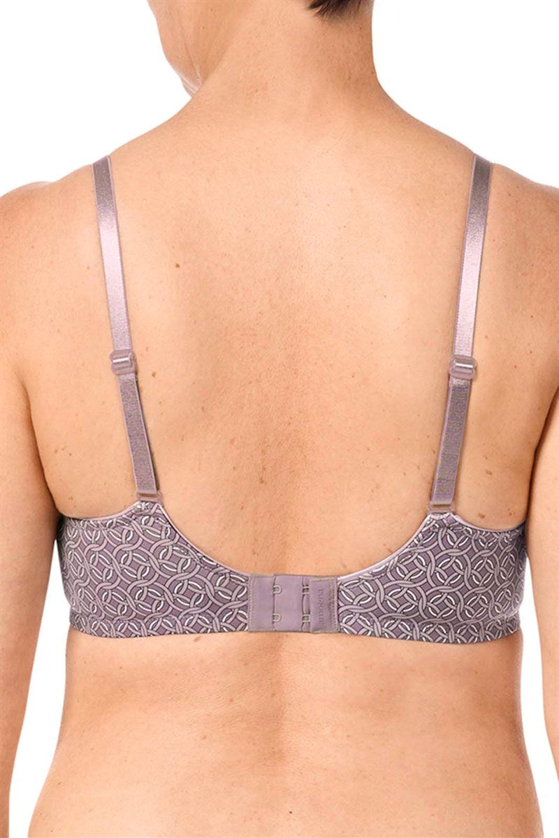Liz Wire-Free Bra - mauve/multi