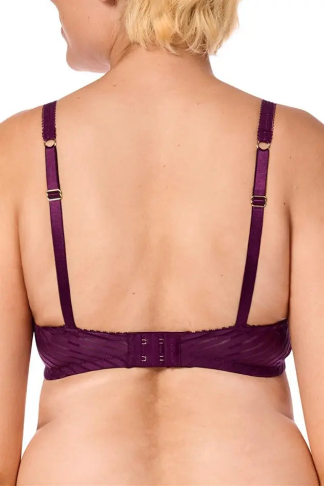 Karolina Padded Wire-Free Bra - dark berry/sand