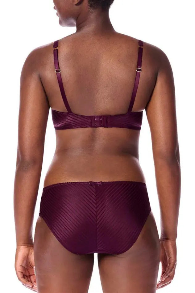 Karolina Panty - dark berry/sand