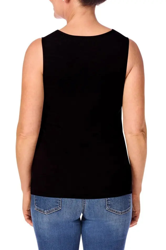 Velvet Lace Top - black