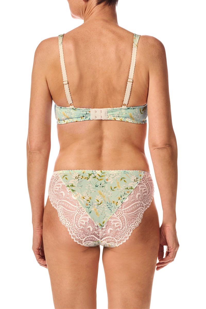 Kalina Wire-Free Bra - mint/multi
