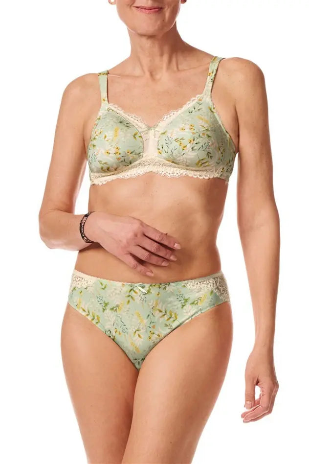 Kalina Wire-Free Bra - mint/multi