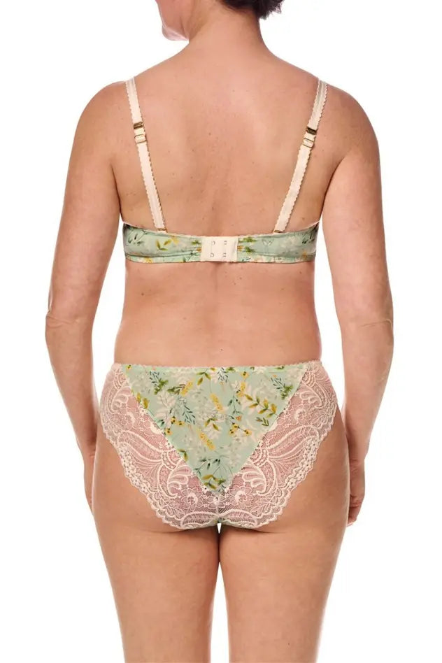 Kalina Padded Wire-Free Bra - mint/multi