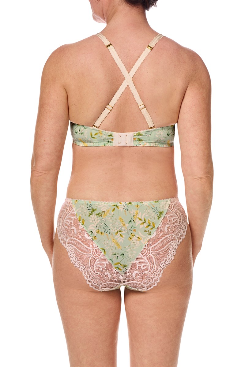 Kalina Padded Wire-Free Bra - mint/multi