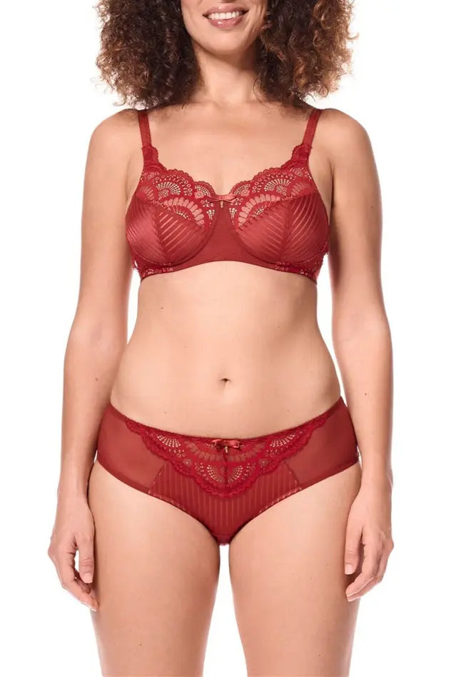 Karolina Padded Wire-Free Bra - lipstick/sand