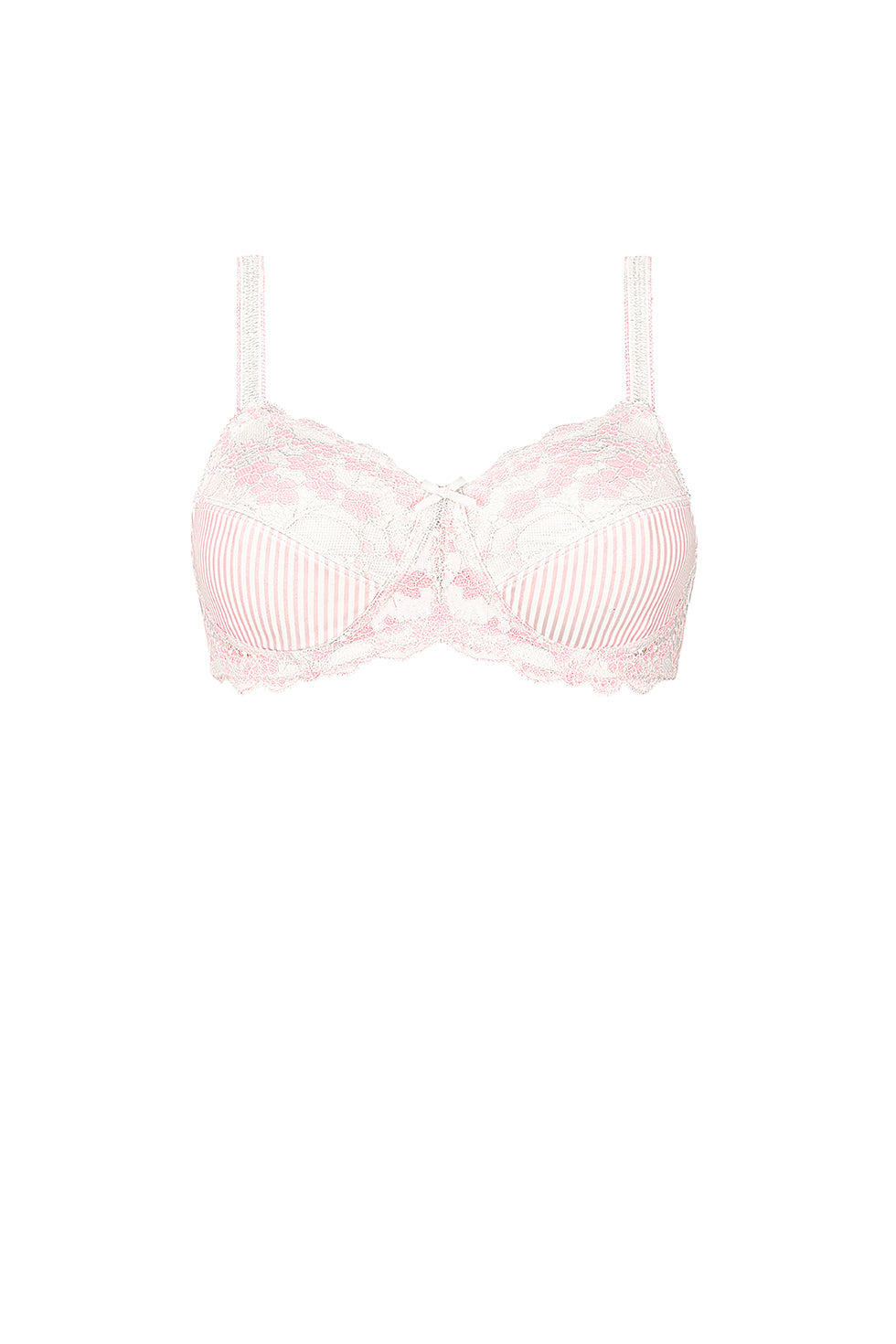 Kennie Wire-Free Bra - dusty rose/off-white
