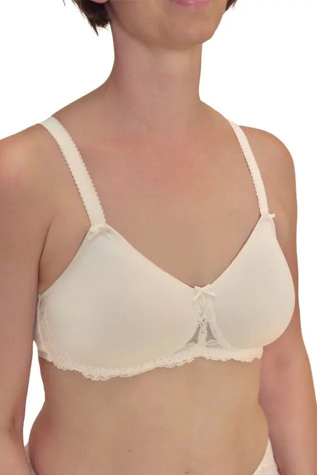 Floria Padded Wire-Free Bra - off white