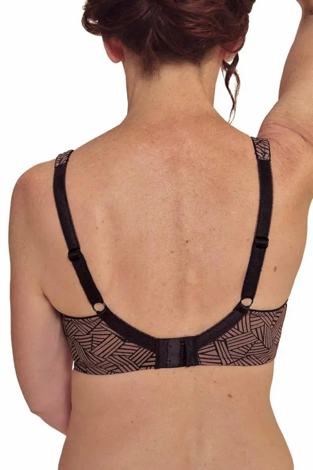 Brooke Soft Bra Plus - black/cafe