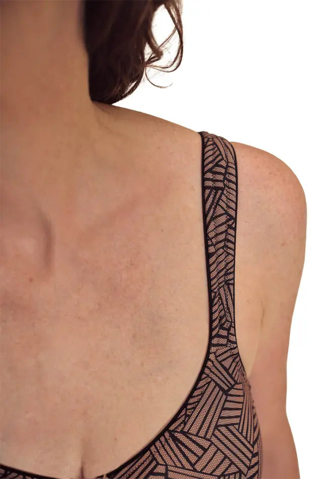 Brooke Soft Bra Plus - black/cafe