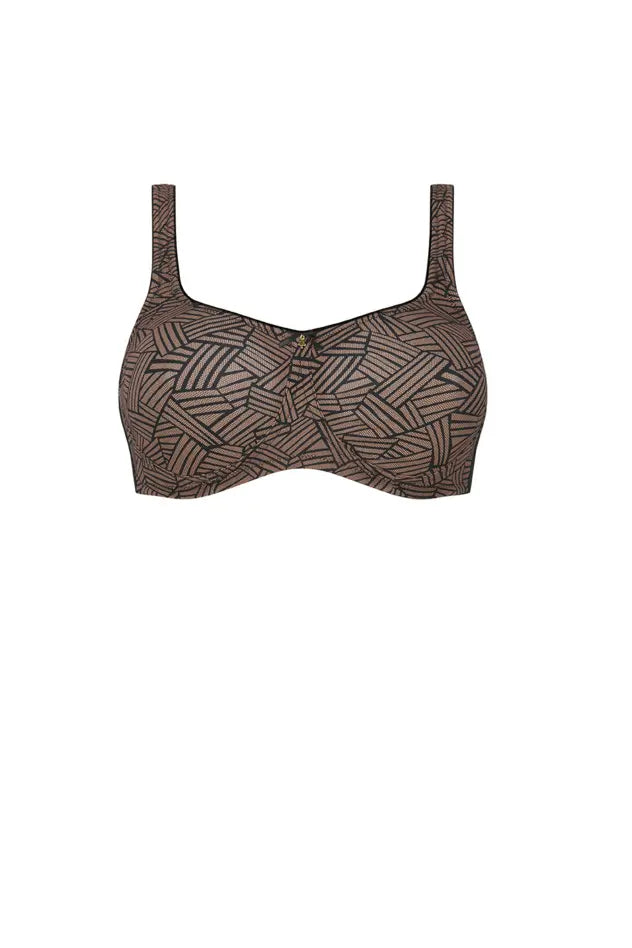 Brooke Soft Bra Plus - black/cafe