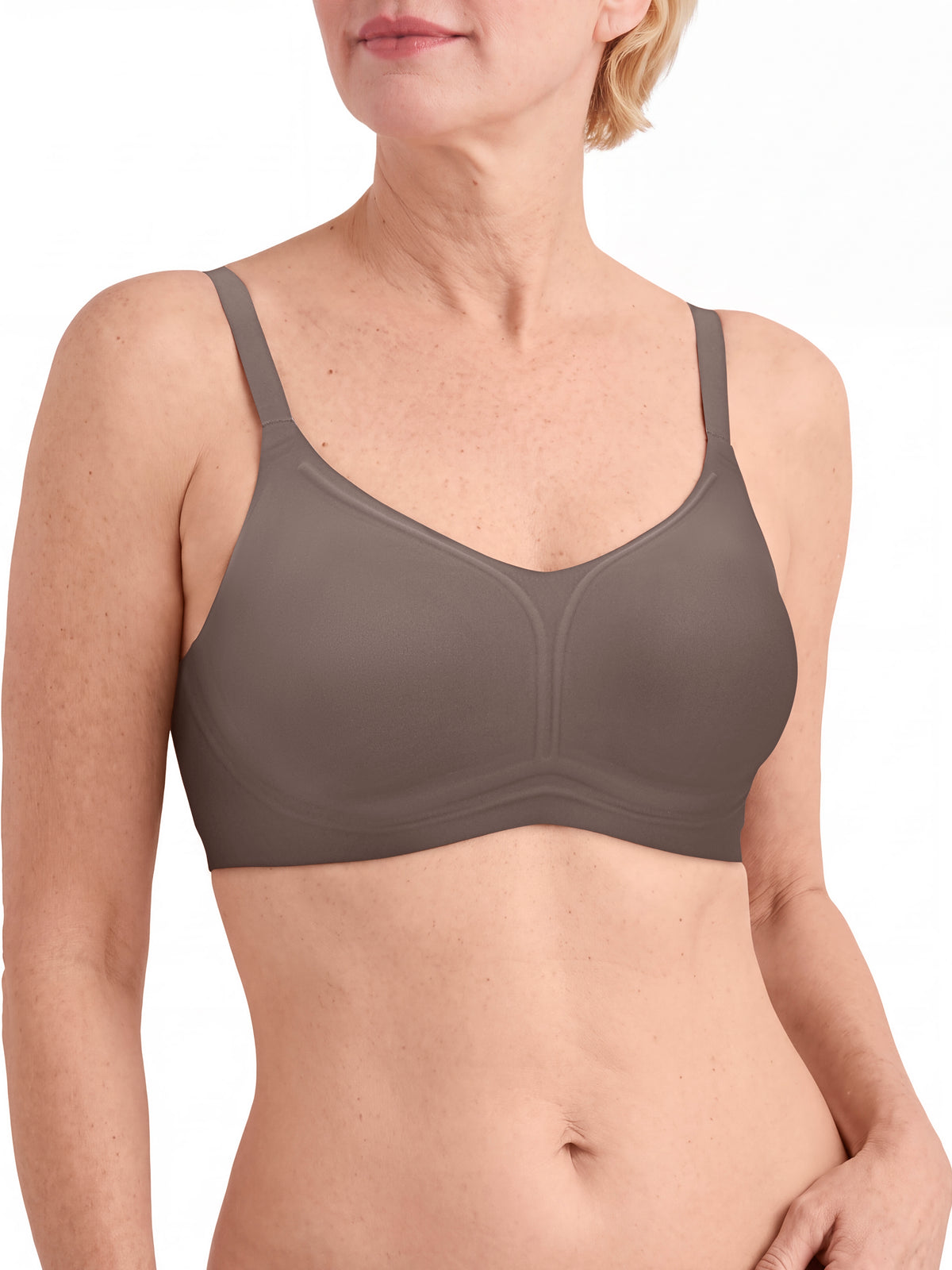 amoena Wave® pure Wire-Free Bra - deep taupe