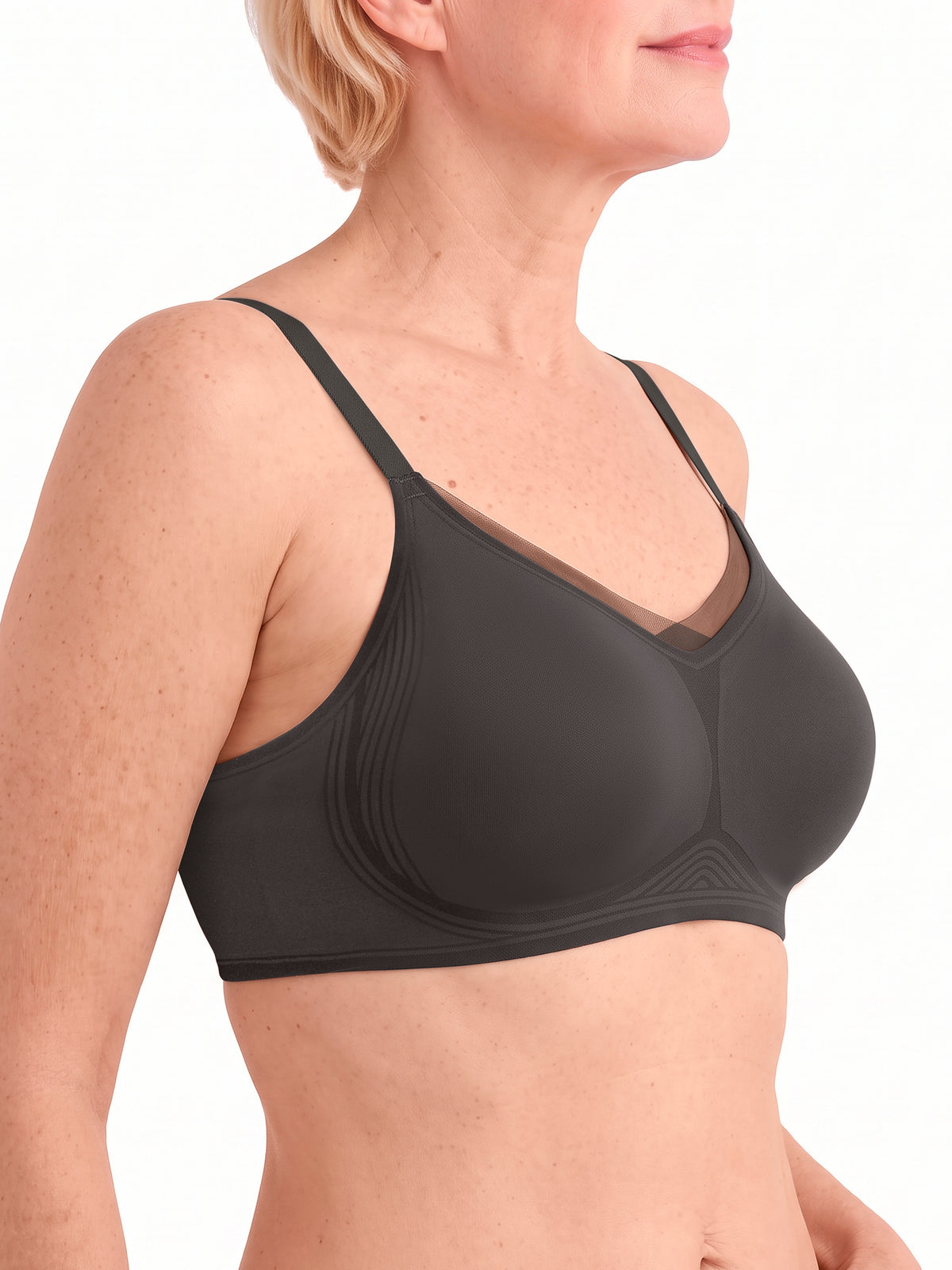 amoena Wave® magic Wire-Free Bra - anthracite