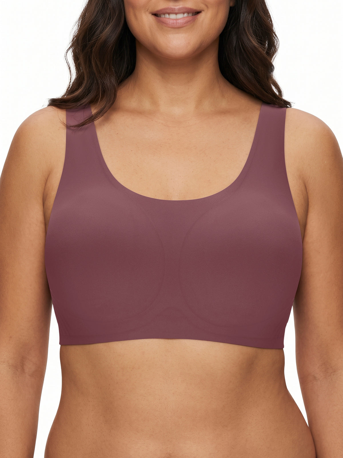 Linda Wire-Free Bra - spice rose
