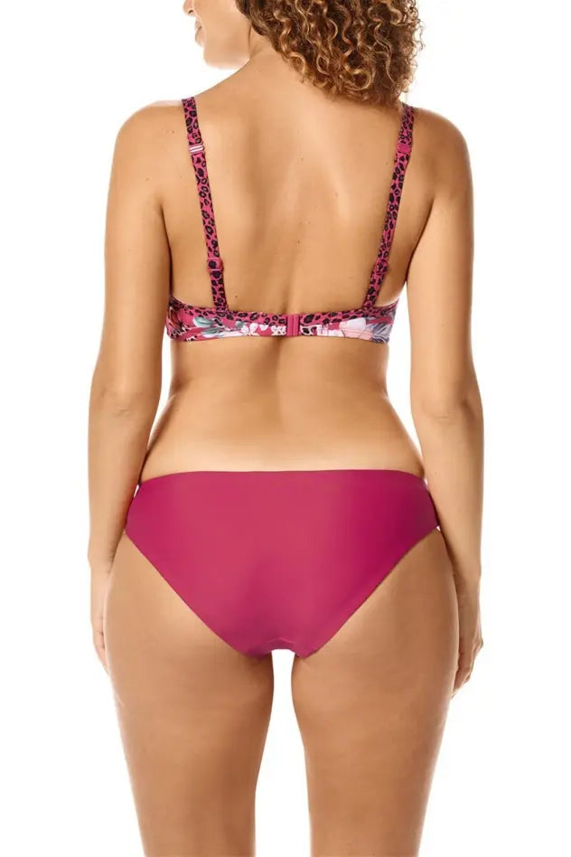 Cozumel Soft Bikini Padded Top - deep pink/multi