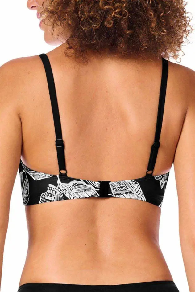 Lanzarote Soft Bikini Top - black/white