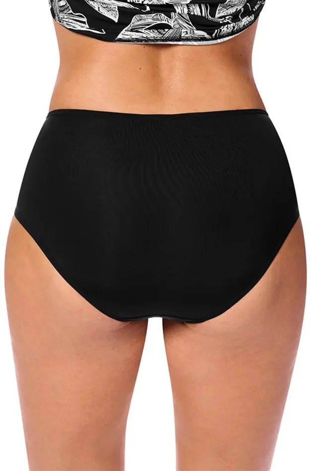 Lanzarote High Waist Bottom - black/white