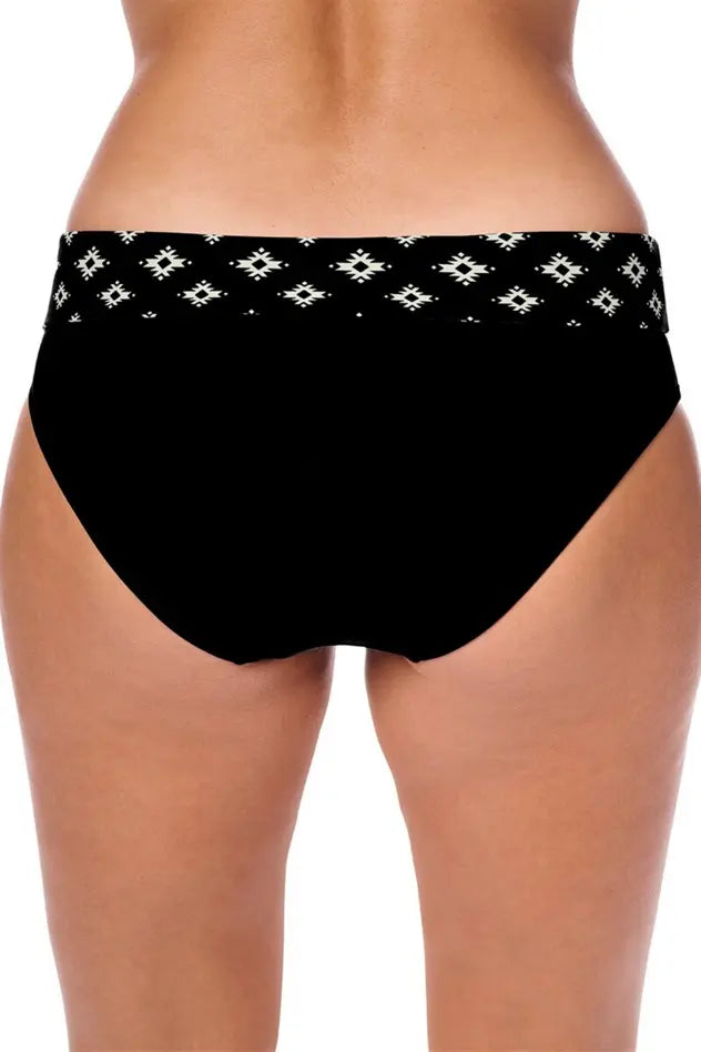 Palermo High Waist Bottom - black/off-white