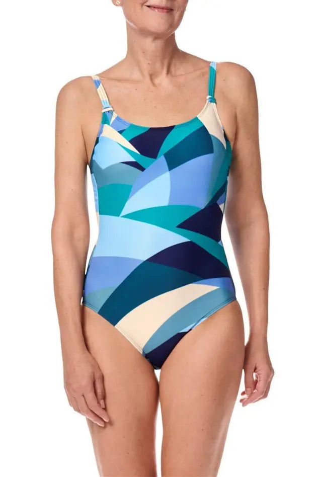Lisbon One-Piece jade/multi