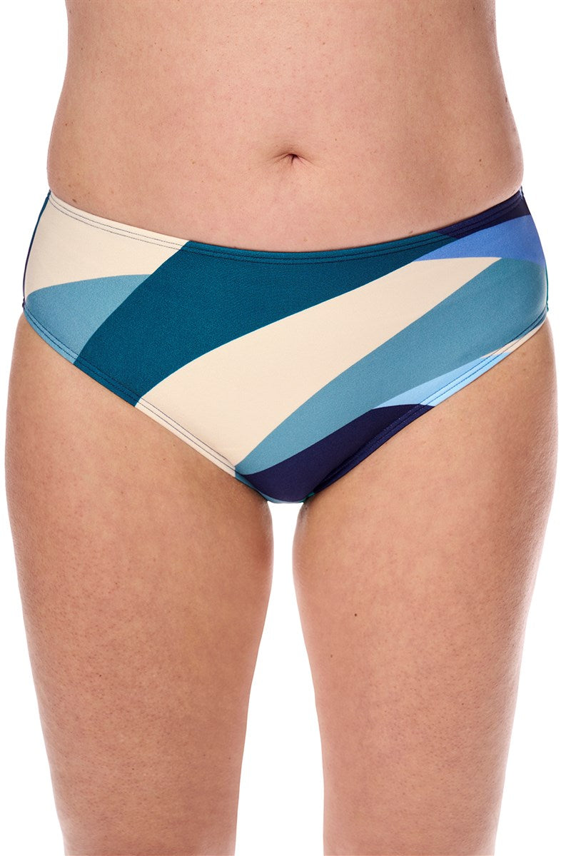 Lisbon Mid Height Bottom - jade/multi