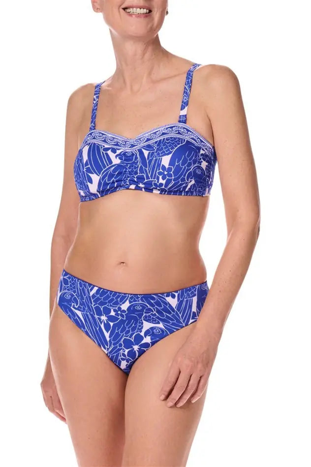 Azores Reversible Bottom - royal blue/white
