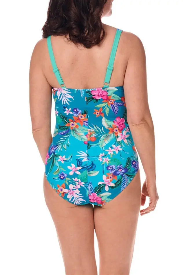 Alvor One-Piece - turquoise/multi