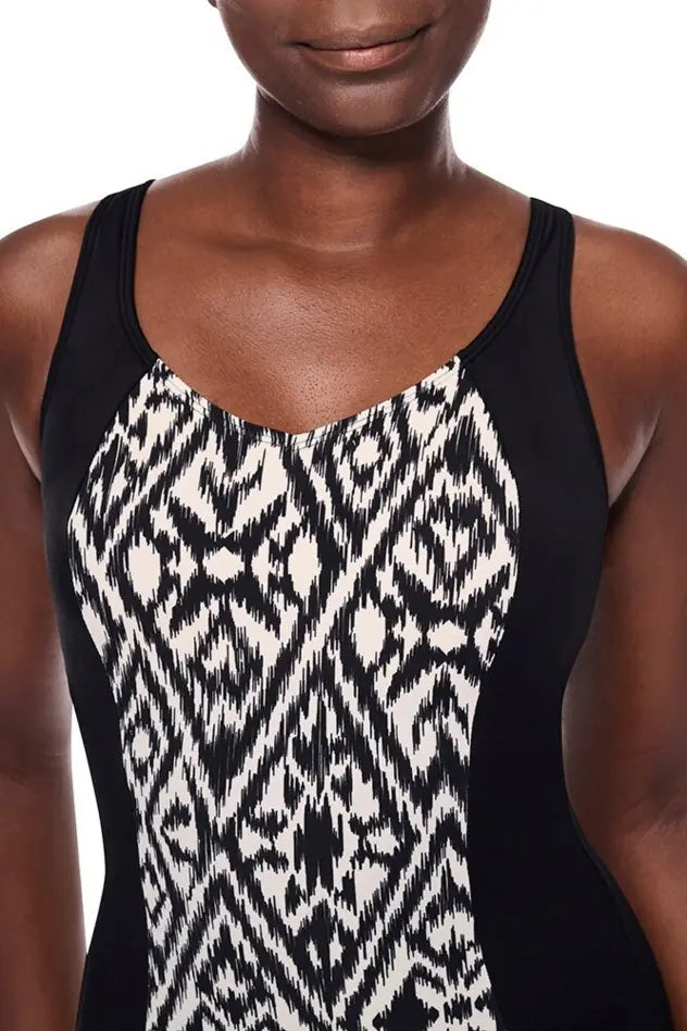 Salta Full Bodice - black/off-white