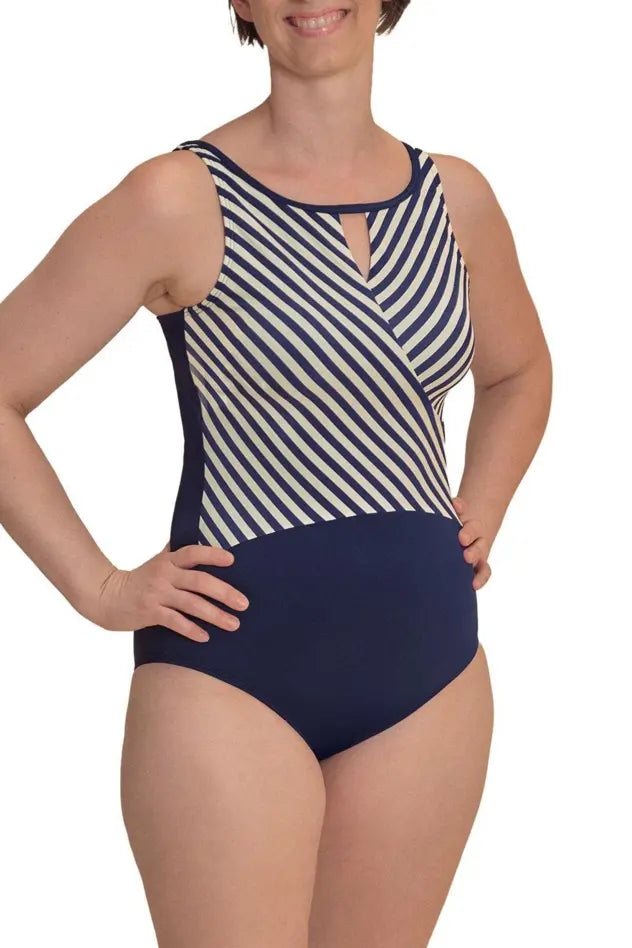 Casoria One-Piece - navy/off-white