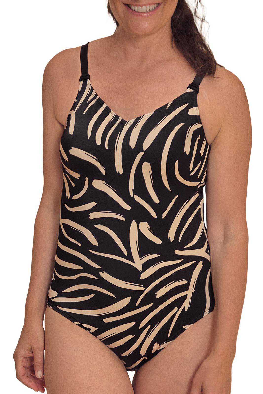 Turin One-Piece - black/quartz sand