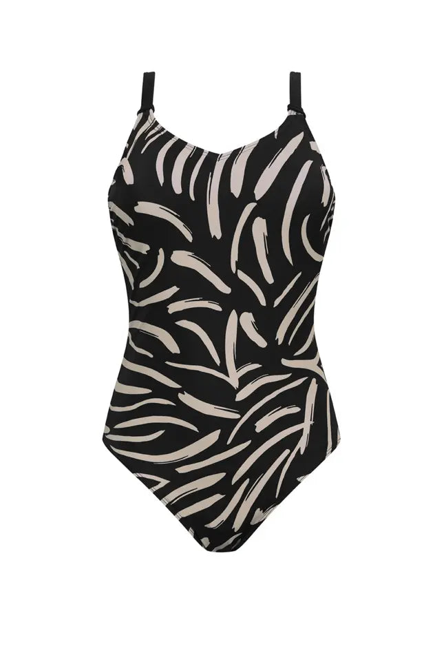 Turin One-Piece - black/quartz sand