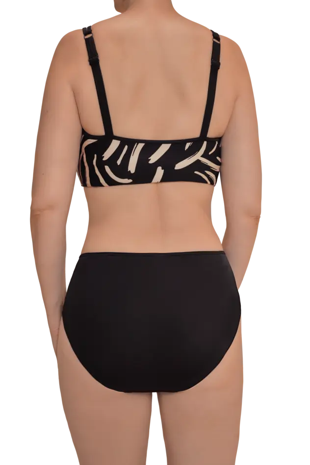 Turin High waisted panty - black