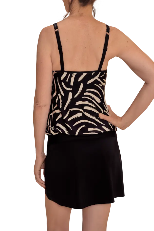 Turin Swim Skirt - black