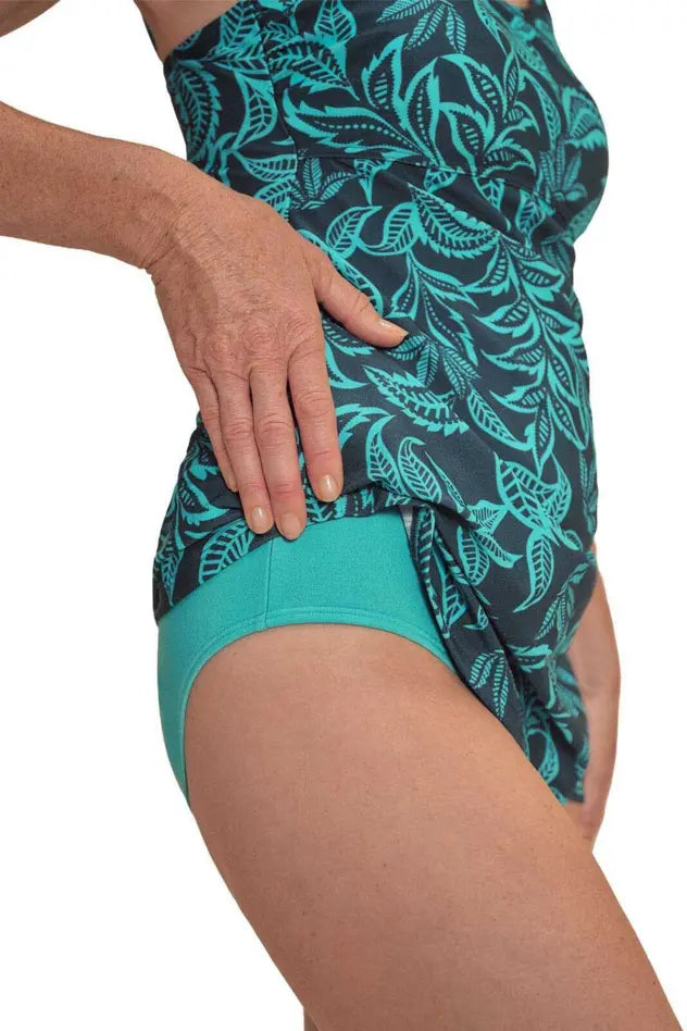 Salerno Sarong - deep emerald/light jade