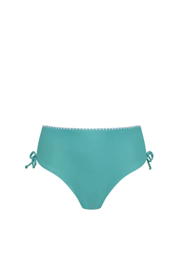 Salerno Mid Height Bottom - light jade/white