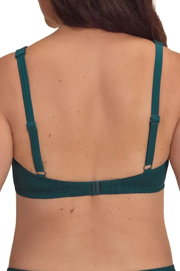 Treviso Soft Bikini Top - deep emerald