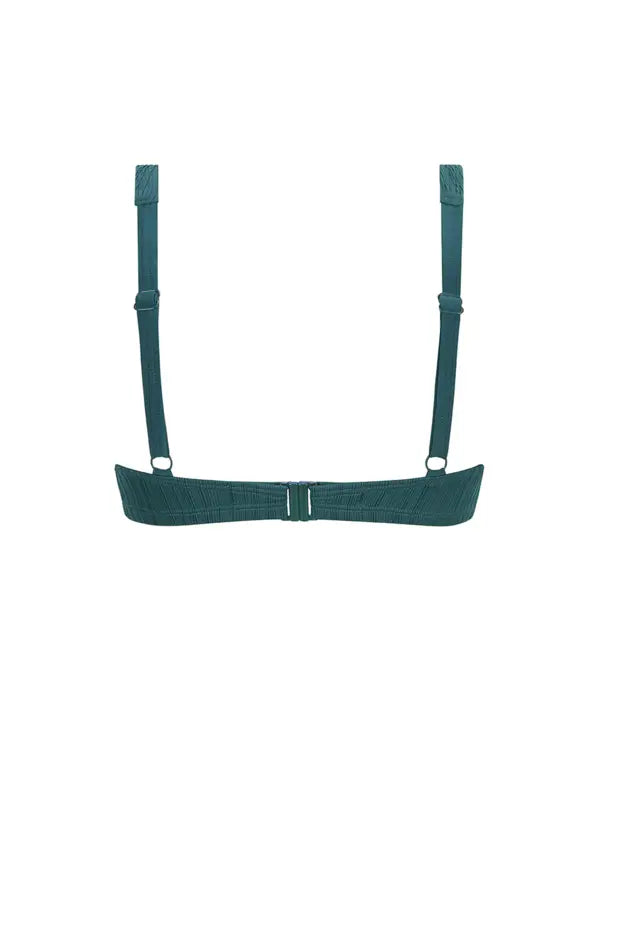 Treviso Soft Bikini Top - deep emerald