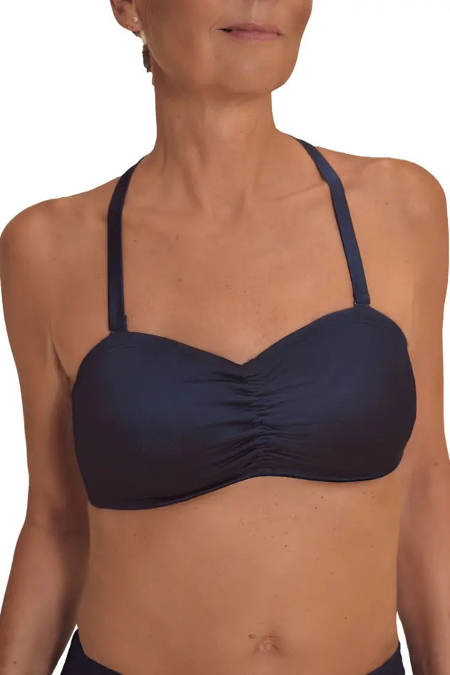Lazio Soft Bikini Top - dark blue
