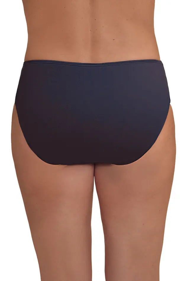 Lazio Mid Waisted Panty - dark blue
