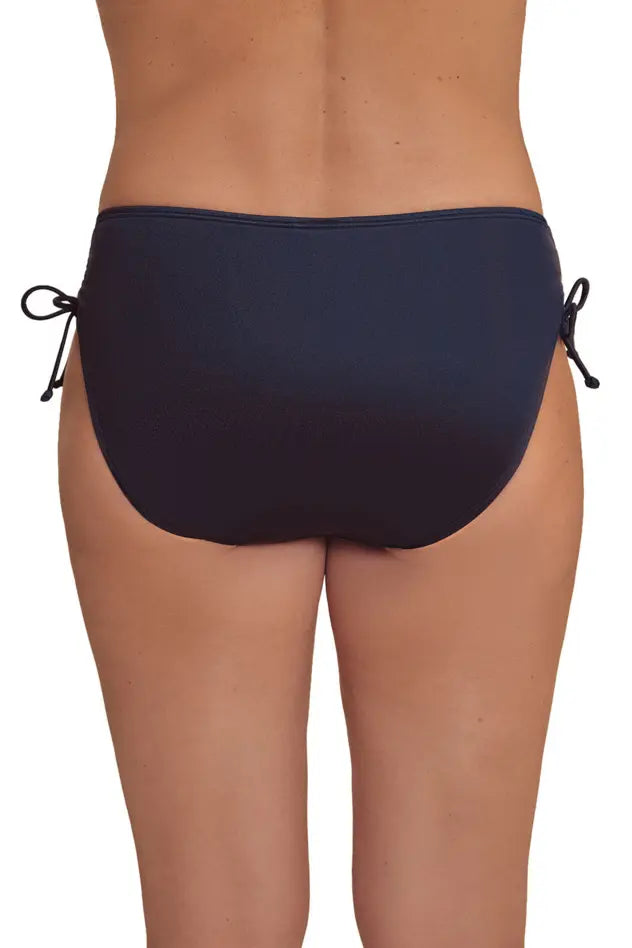 Lazio Mid Waisted Panty - dark blue