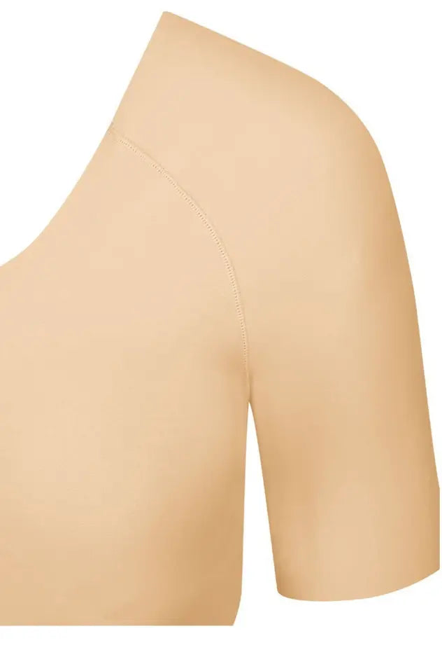 Luisa Wire-Free Bra with Sleeves - sand