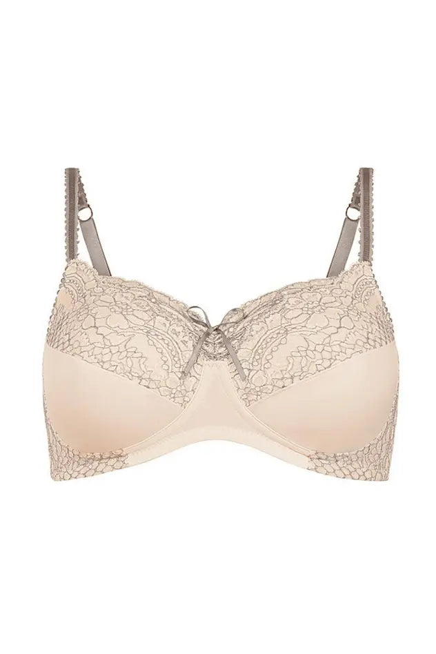 Alina Wire-Free Bra - light rose/ grey