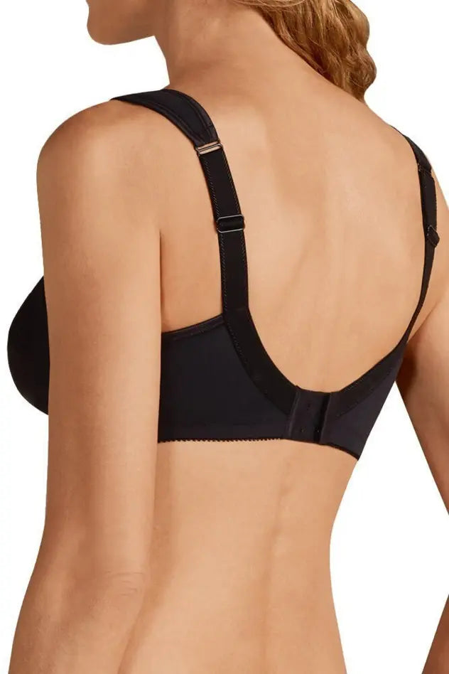 Isadora Wire-Free Bra - black