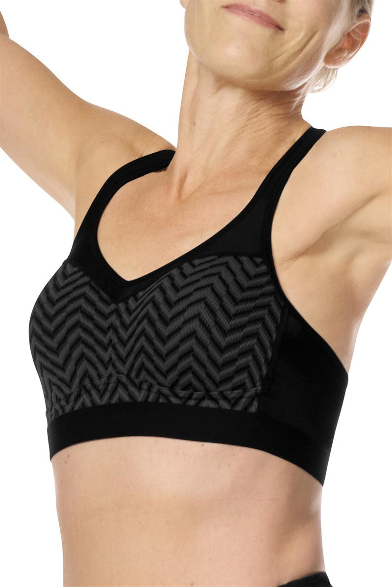 Jolie Wire-Free Bra - black/grey