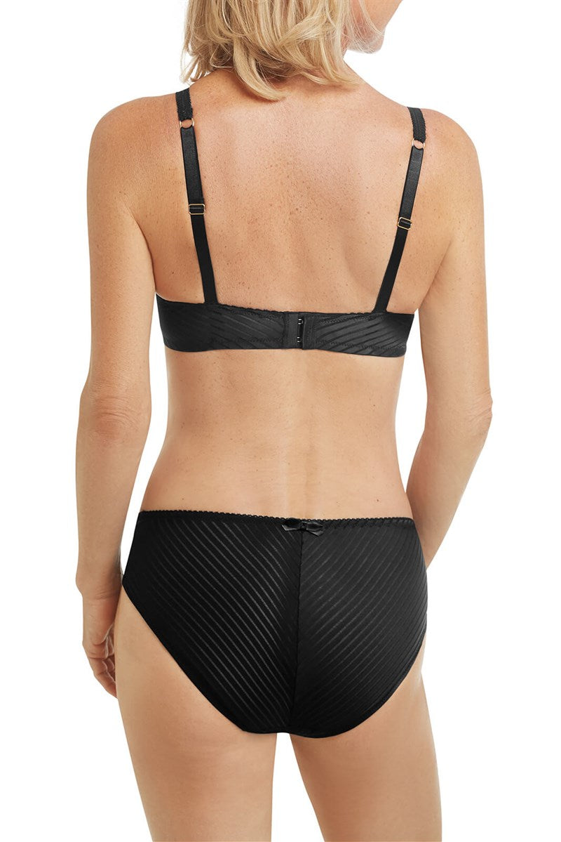 Karolina Wire-Free Bra - black/sand