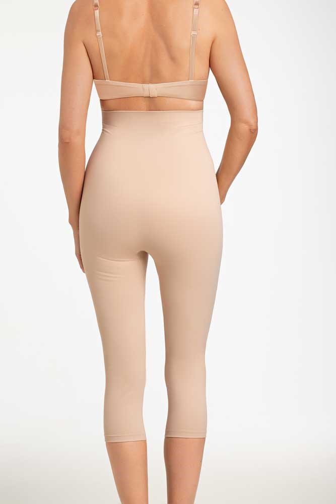 Bermuda Scar Compression Pants Long - nude